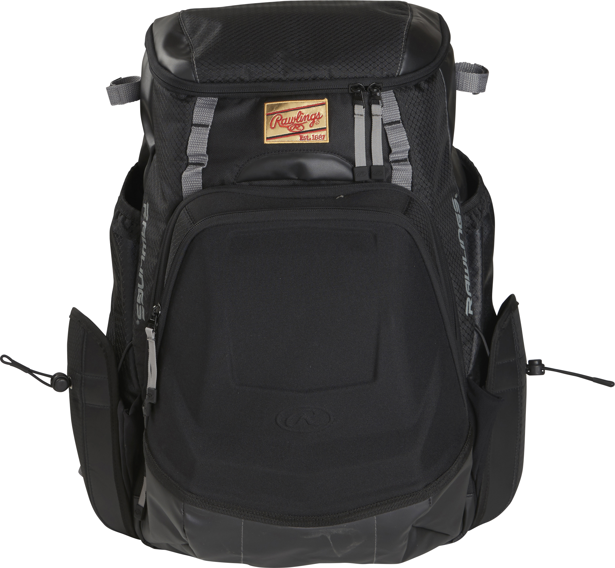 Rawlings R1000 Gold Glove Series Equipment Bag, Black - Rawlings The Gold Glove Series Equipment Bag Clipart (2132x1969), Png Download