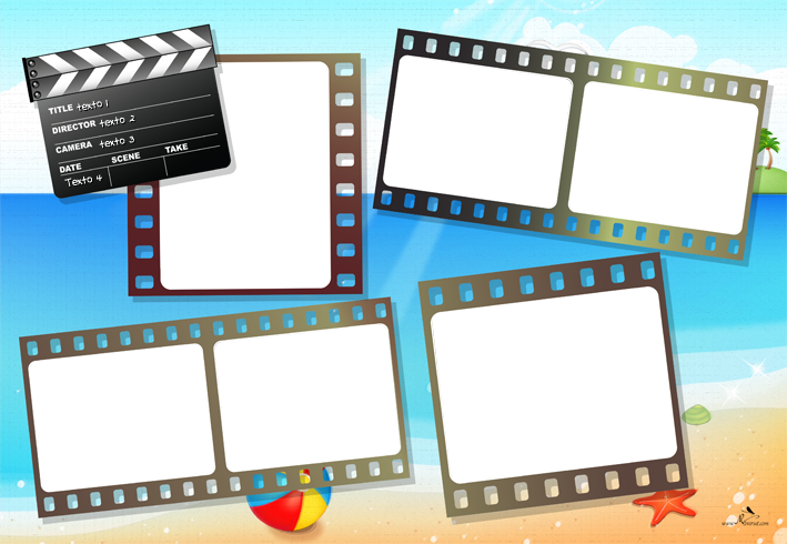 Plantilla Child 1 - Movie Vector Clipart (709x490), Png Download