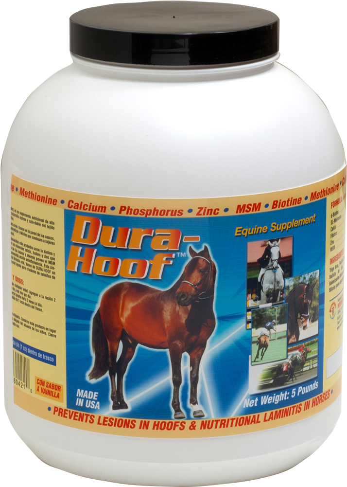 Horse Hoof Health Dura Hoof Supplement Interfarma Animal - Sorrel Clipart (931x1000), Png Download