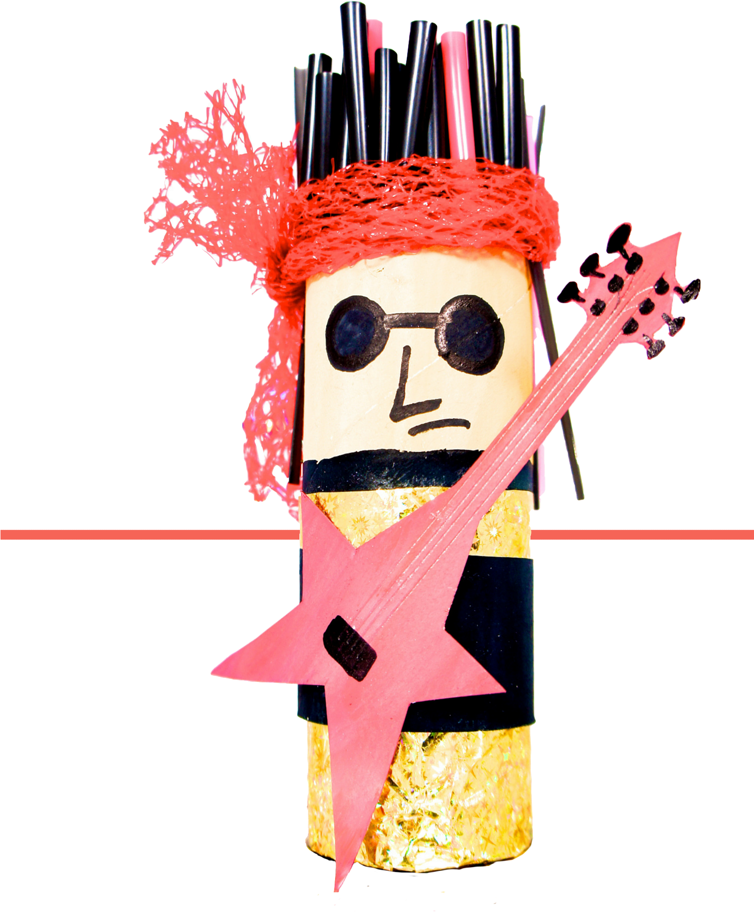 Rock Star Toilet Paper Roll Clipart (1500x2250), Png Download