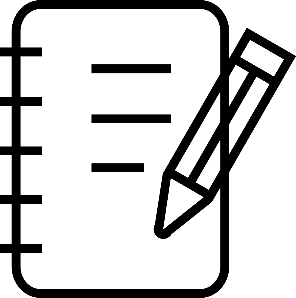 Png File Svg - Icono De Notas Clipart (980x986), Png Download