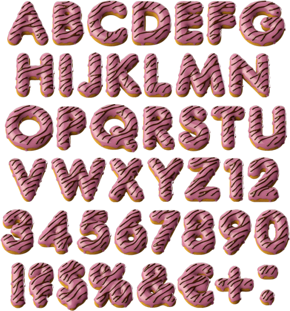 Glazed Pink Donut Clipart (595x648), Png Download