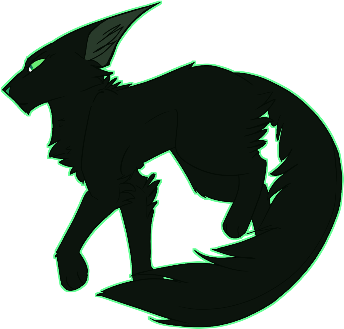 Hollyleaf Thunderclan Warrior H Thunderclan Hollyleaf - Illustration Clipart (1280x1280), Png Download