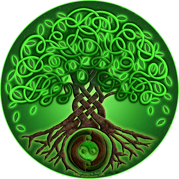 Bleed Area May Not Be Visible - Arbol De La Vida Celta Clipart (600x600), Png Download