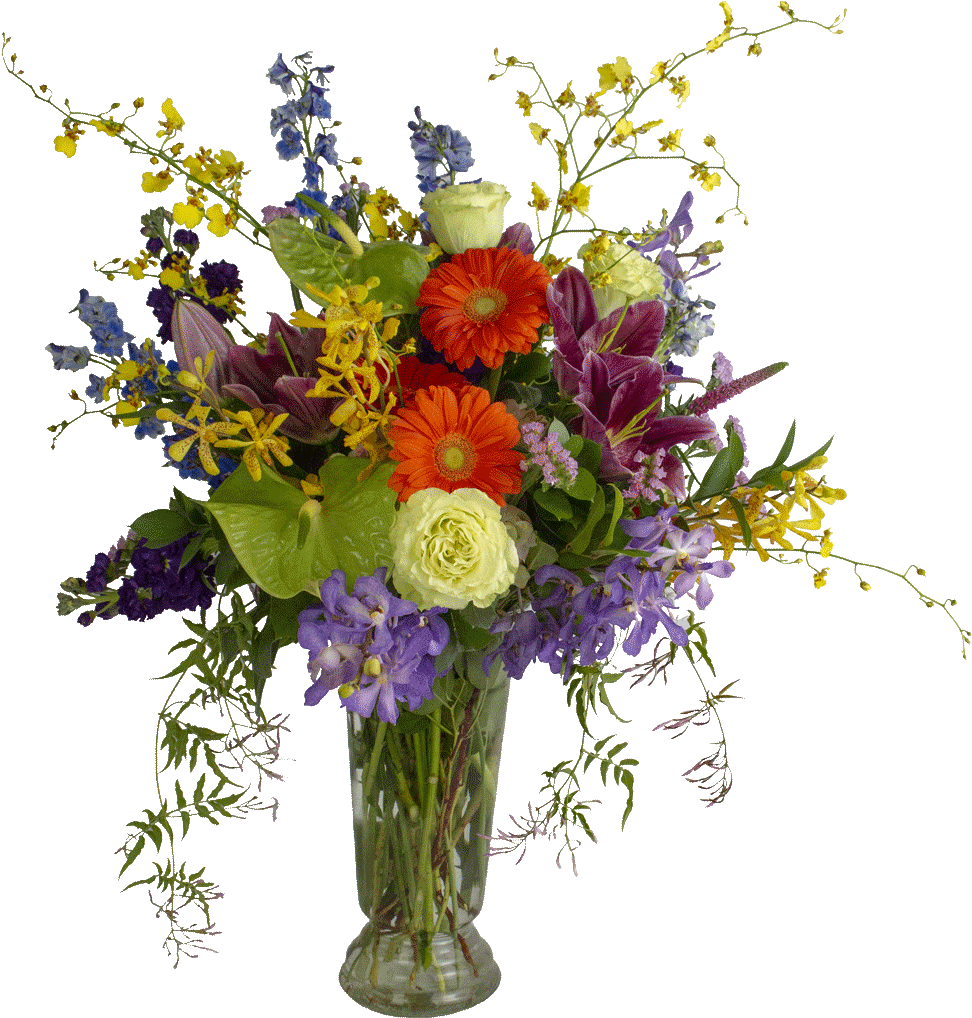 Garden Paradise Bouquet Is Designed By Karin's Florist - Bouquet Clipart (1024x1024), Png Download
