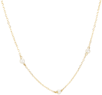 Trio Pearl Necklace - Chain Clipart (650x650), Png Download