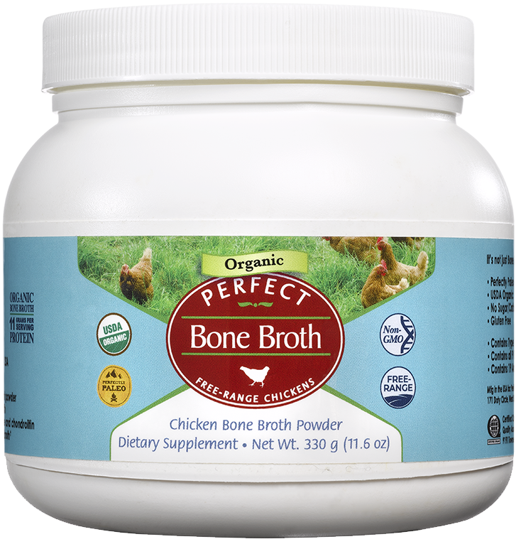 Perfect Bone Broth The Highest Quality Usda Organic - Free Range Chicken Collagen Type 2 Clipart (900x900), Png Download