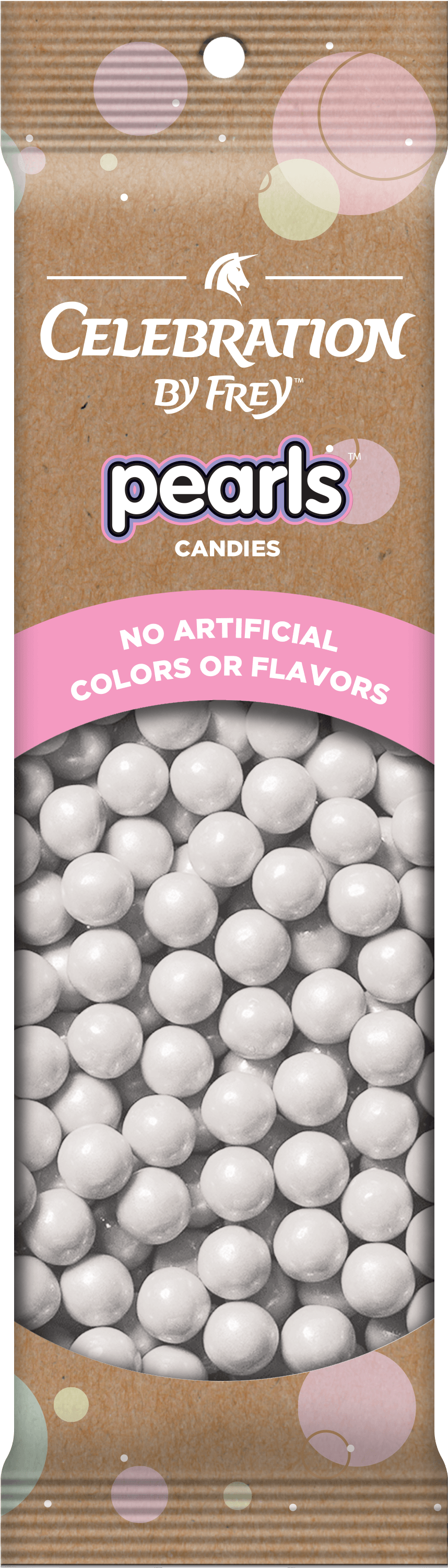 No Artifical Colors Shimmer™ White Pearls™ Pouch - Bead Clipart (1572x3115), Png Download