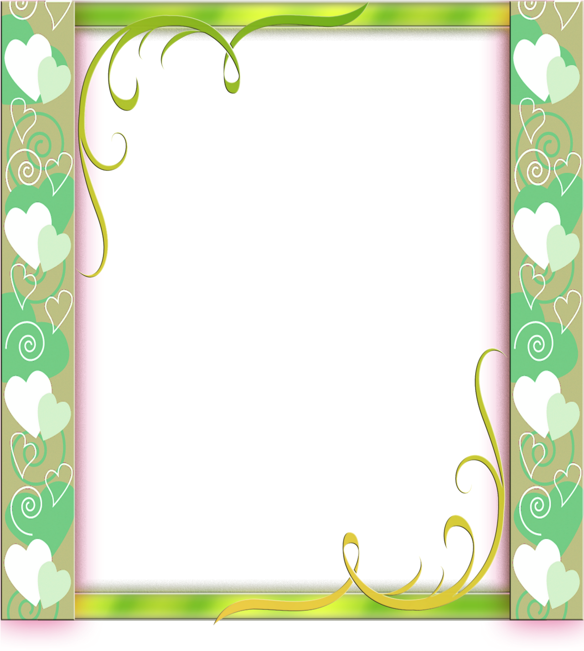 Bordas Simples Em Png Para Enfeite De Fotos Clipart (1191x1600), Png Download