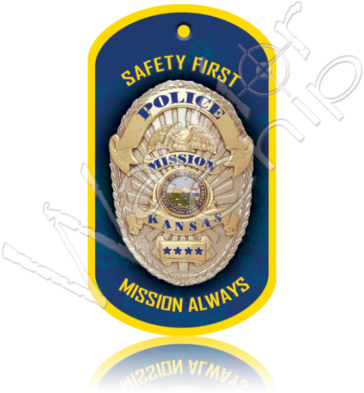 Police Poker Chips Custom Dog Tag - Badge Clipart (540x600), Png Download