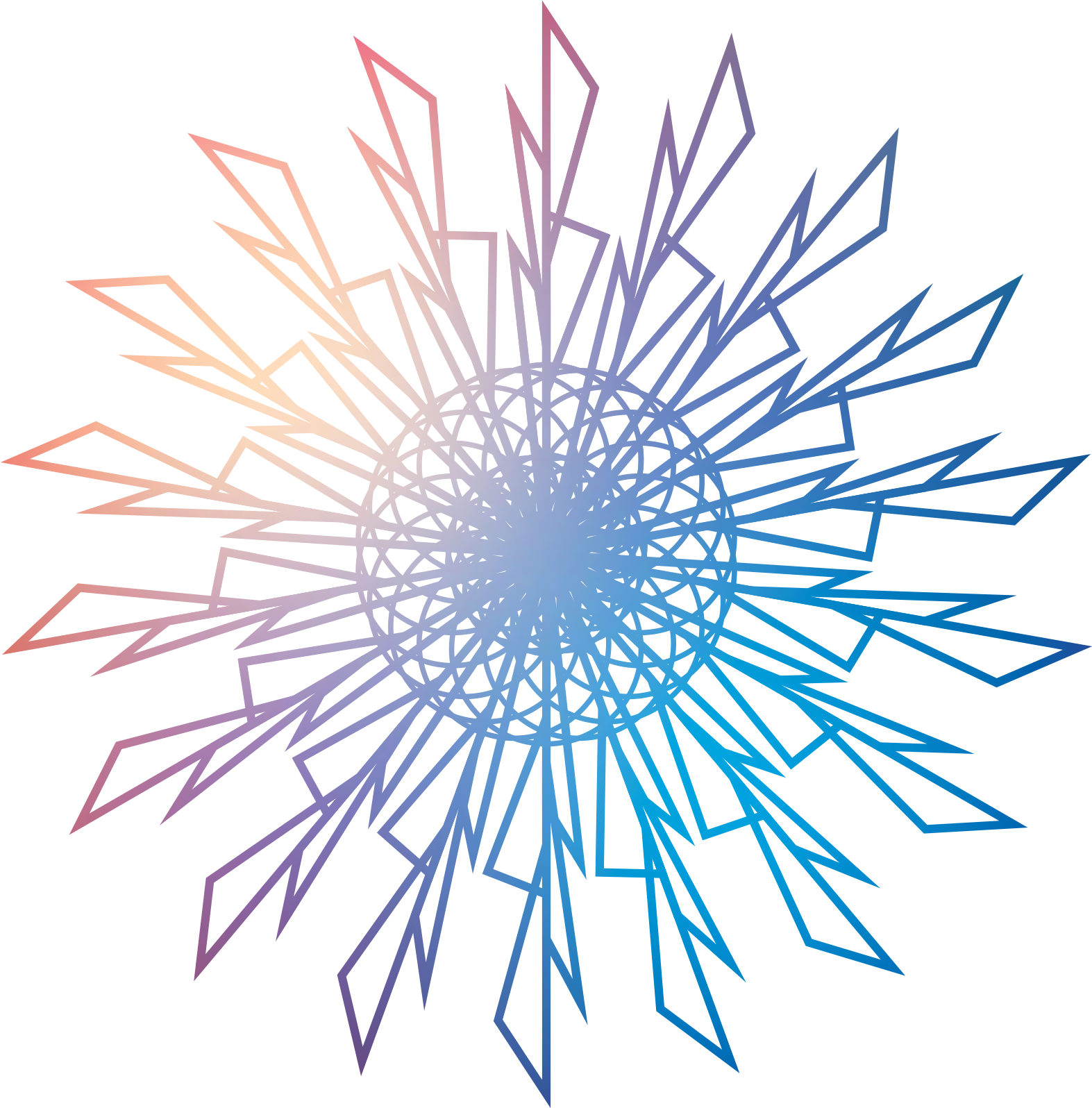 Original Colorido Degradado Decoración Png Y Psd - Illustration Clipart (2000x2000), Png Download