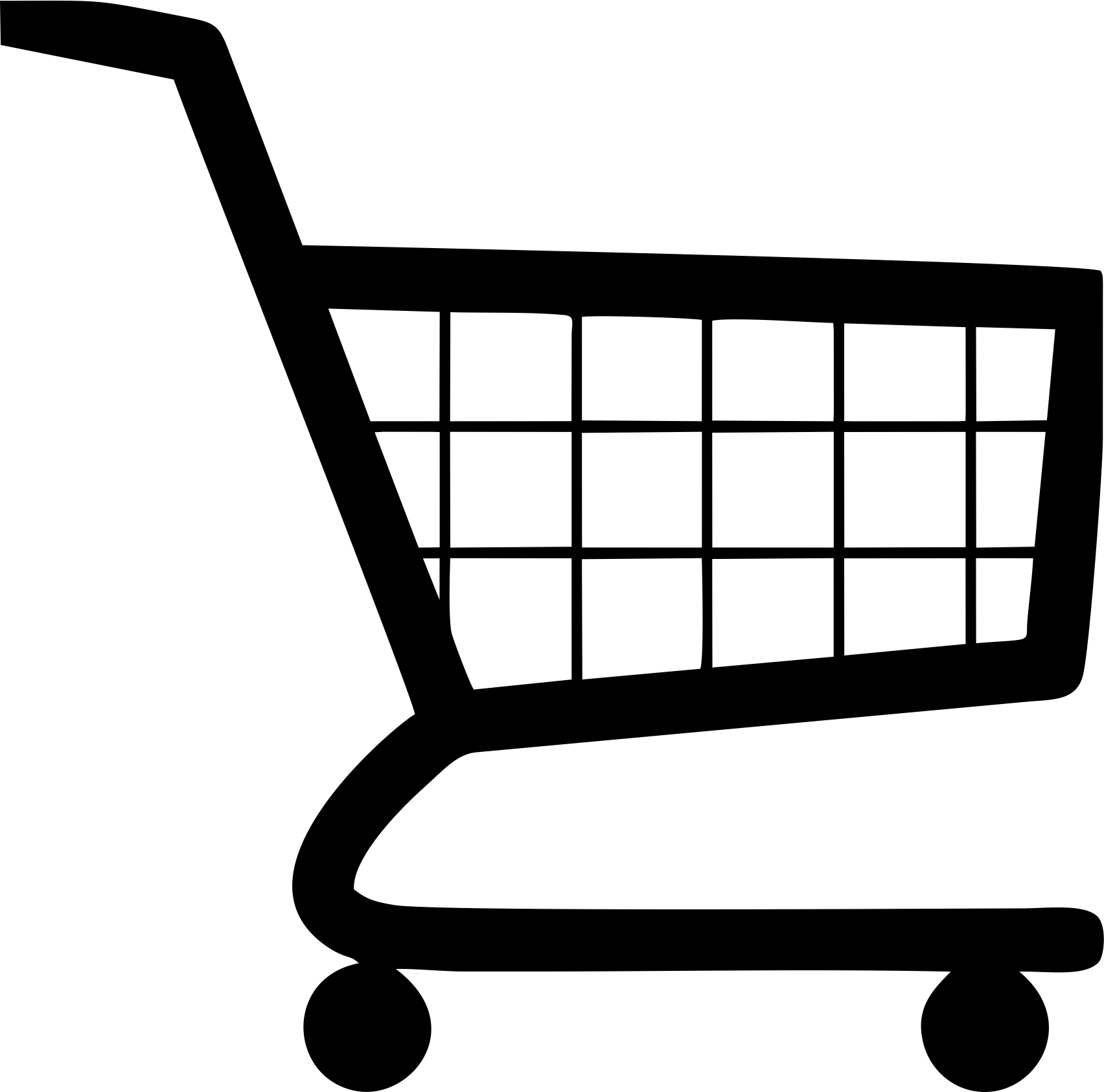 Carrinho De Compras - Green Shopping Cart Vector Clipart (1704x1686), Png Download