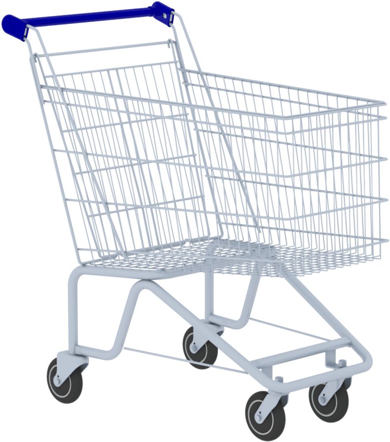Carrinho De Compras 160 Lts - Shopping Cart Clipart (865x1024), Png Download