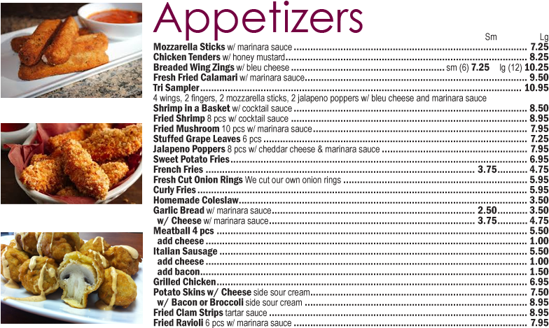 Appetizers And Side Orders Clipart (800x550), Png Download