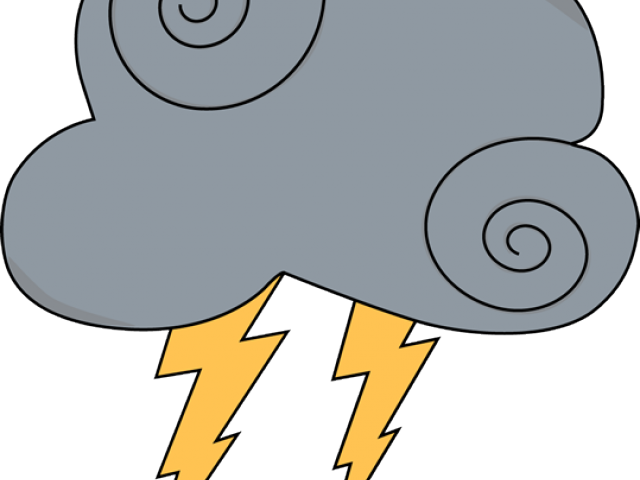 Lightning Clipart Cartoon - Png Download (640x480), Png Download