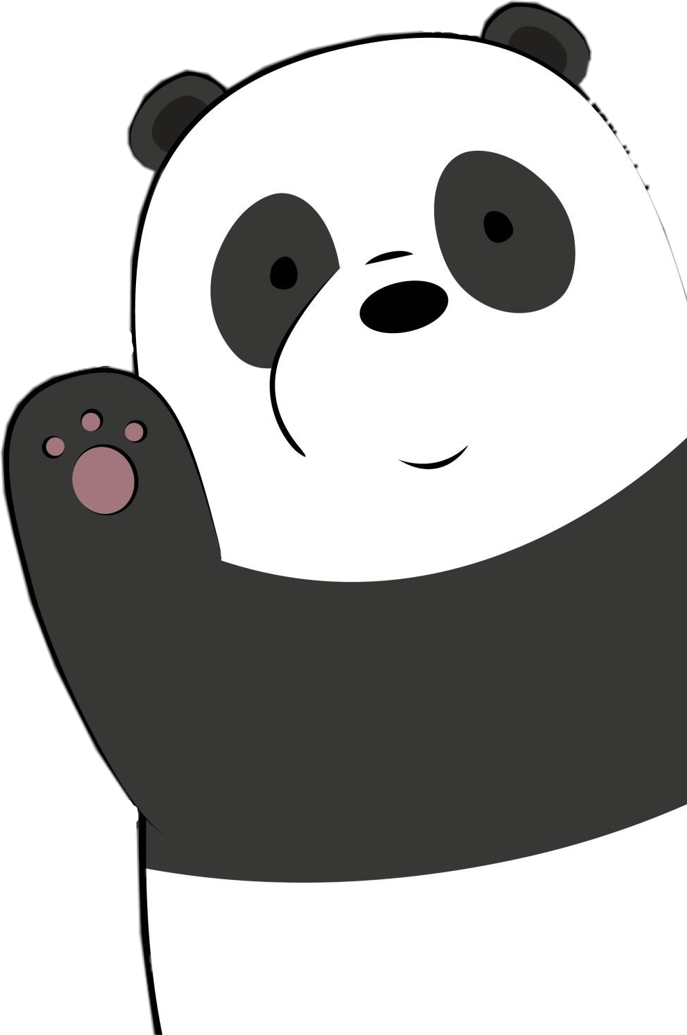 #interesting #webarebears #panda #cartoon #network Clipart (980x1476), Png Download