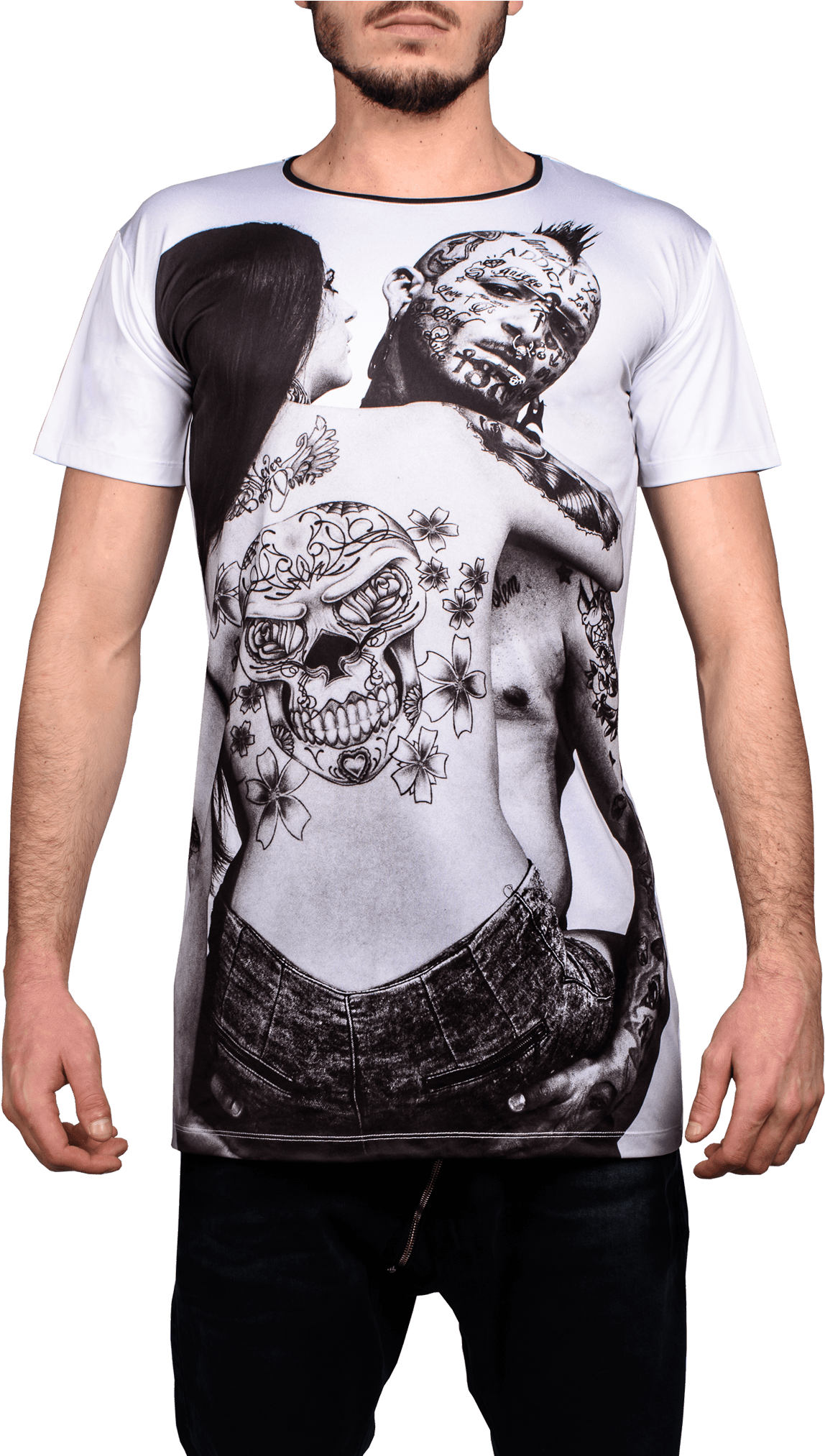 Av Santamuerte Model - Tattoo Clipart (1500x2025), Png Download