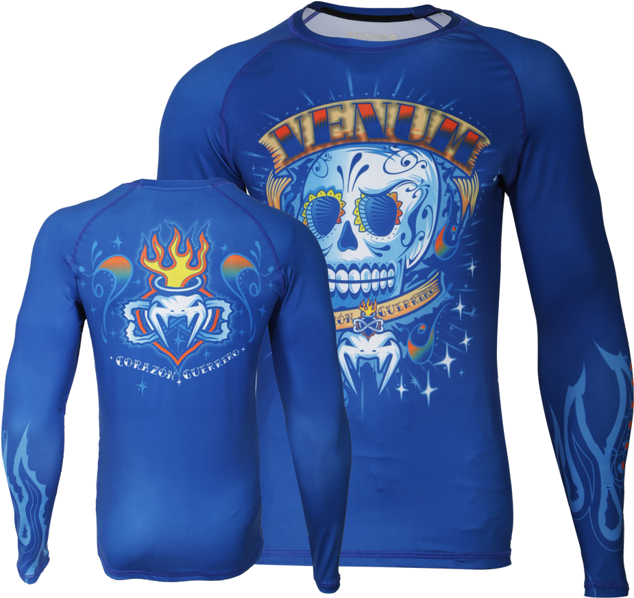 Rashguard Santa Muerte - Rash Guard Santa Muerte Clipart (1024x951), Png Download