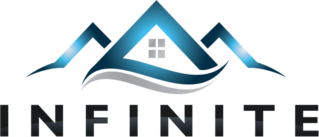 Infinite Roofing & Construction - Graphic Design Clipart (1024x456), Png Download