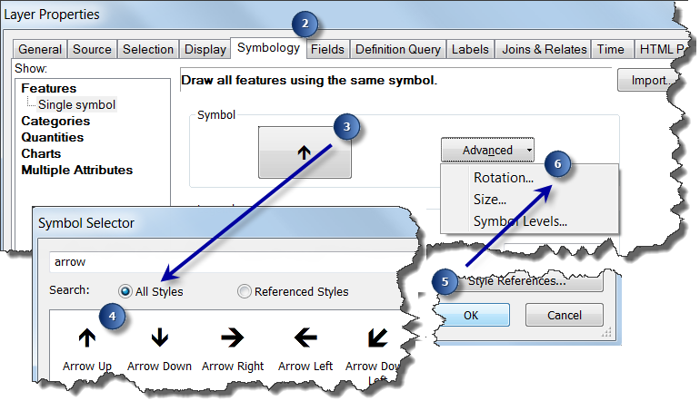 This Image Shows The Expression Builder Dialog With - Wind Direction Arcgis Clipart (770x442), Png Download