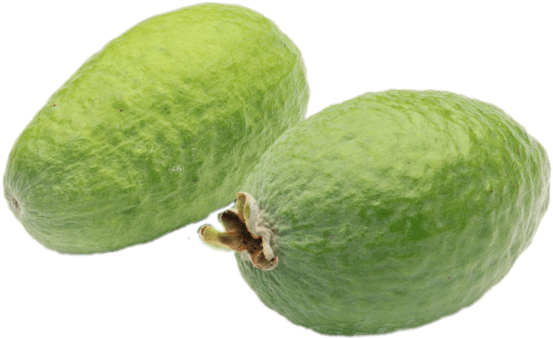 Whole Feijoa Fruit Transparent Png - Feijoa Clipart (1420x623), Png Download
