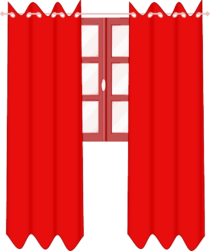 23 Gold Curtains - Clipart Curtains - Png Download (800x958), Png Download