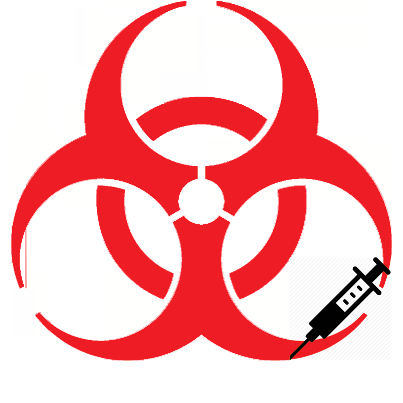 Staff Infection - Symbol Of The Plague Clipart (800x800), Png Download