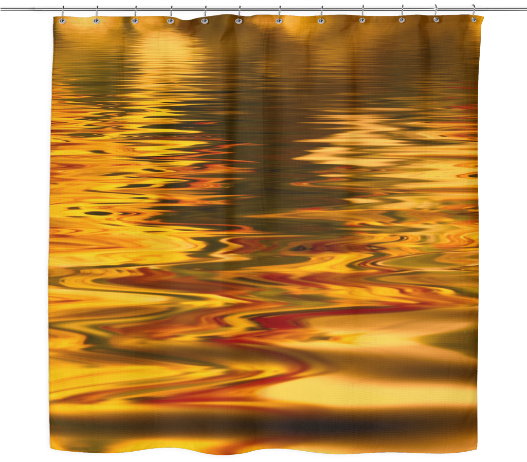 Liquid Gold Shower Curtain - River Of Holy Spirit Clipart (1024x1024), Png Download