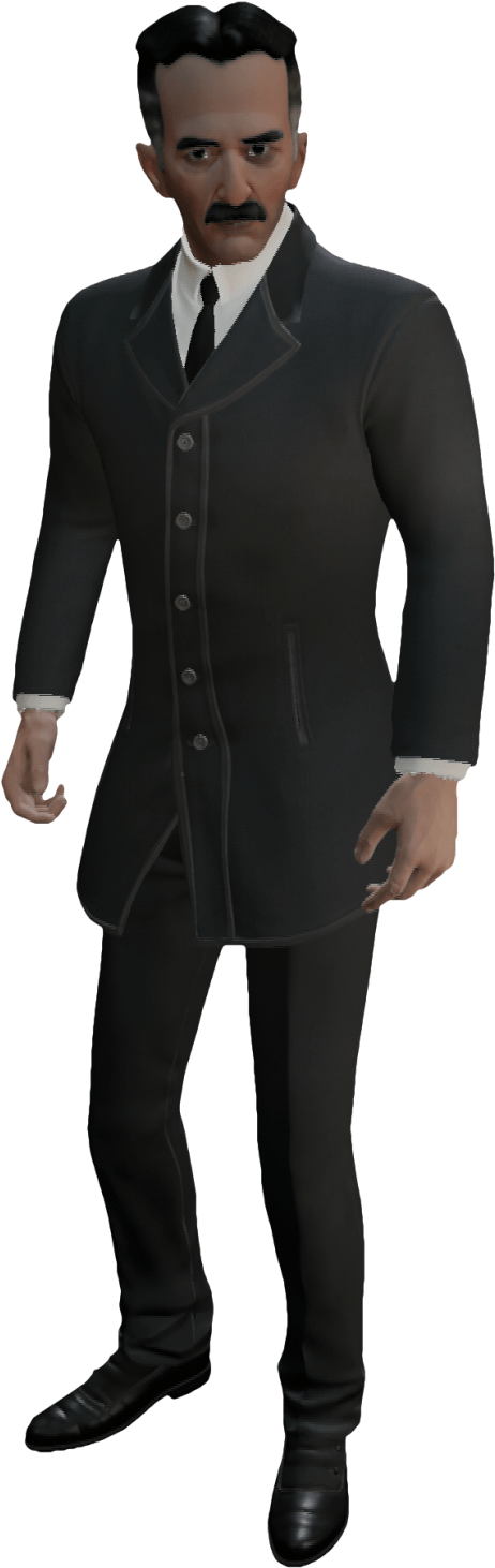 Nikola Tesla - Bordowy Garnitur Ślubny Z Kamizelka Clipart (734x1578), Png Download