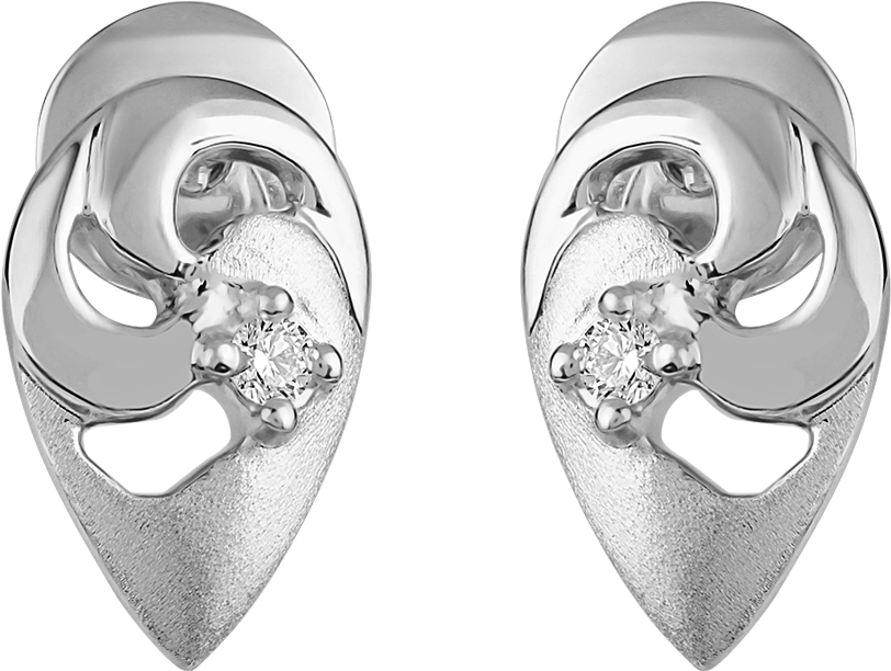 Teardrops Stud Earring - Earrings Clipart (812x612), Png Download