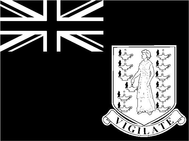 Flag Of Us Virgin Islands Logo Black And White - Flag Clipart (2400x1800), Png Download