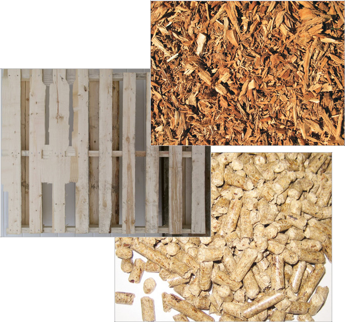 Recycling Biomass E Pallets Clipart (688x641), Png Download