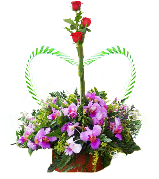 Centro De Amor - Bouquet Clipart (548x600), Png Download