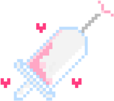 Syringe Clipart Pixel Art - Paint Roller - Png Download (1024x1024), Png Download