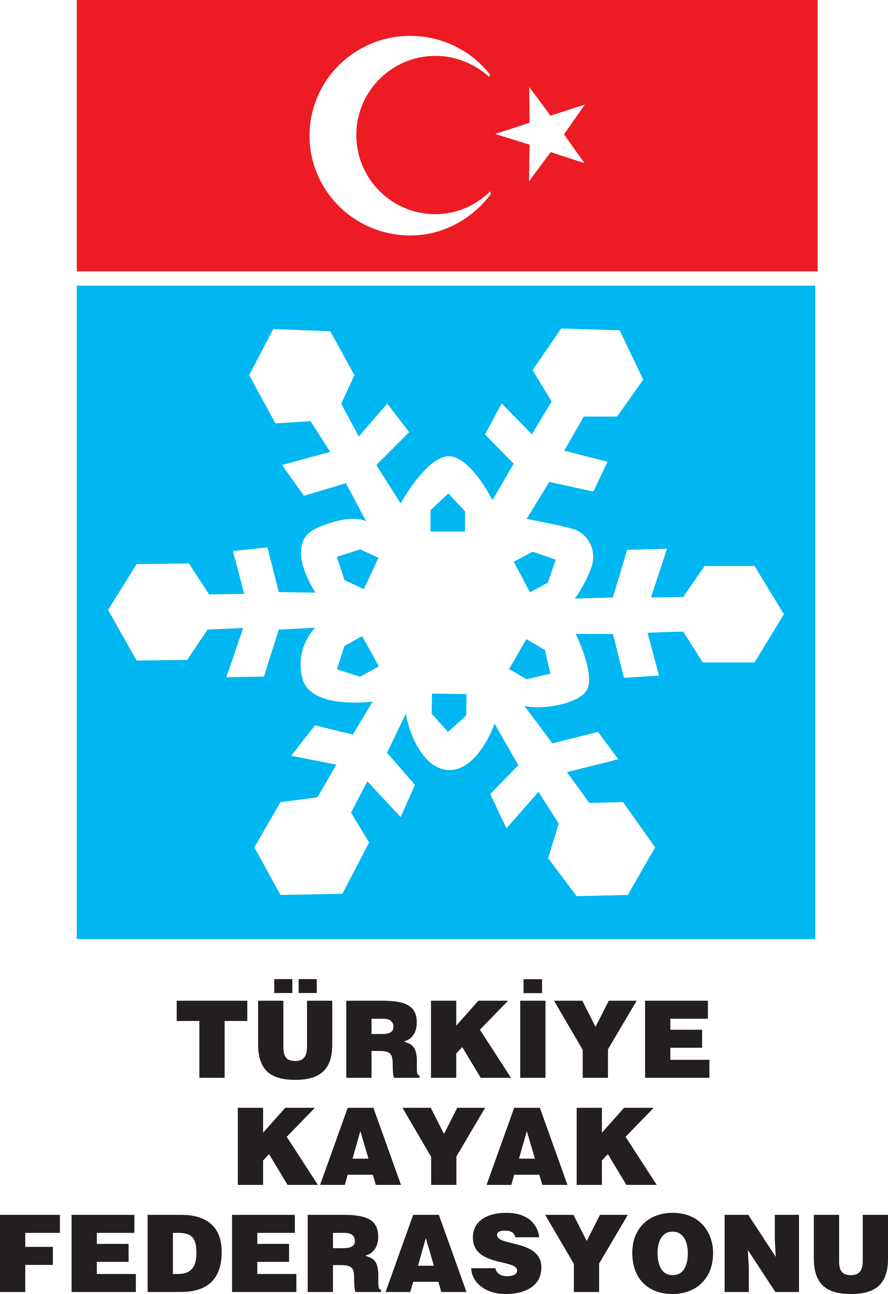 Logo, Türkiye Kayak Federasyonu - Turkiye Kayak Federasyonu Clipart (2942x4283), Png Download