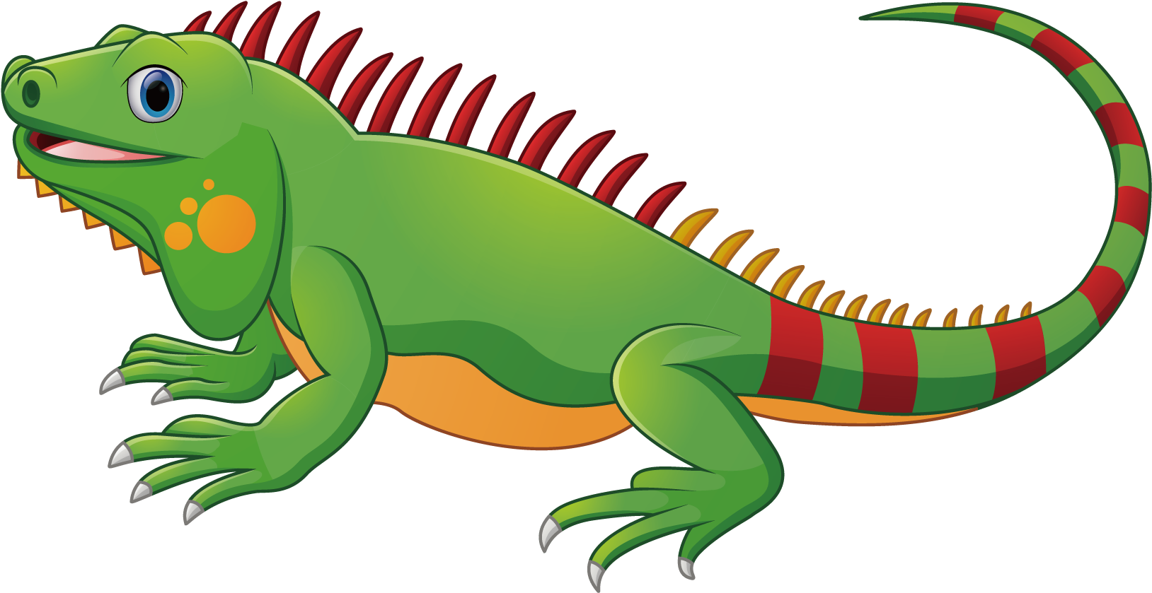 Lizard Chameleons Transprent - Alphabet I For Iguana Clipart (1800x1800), Png Download