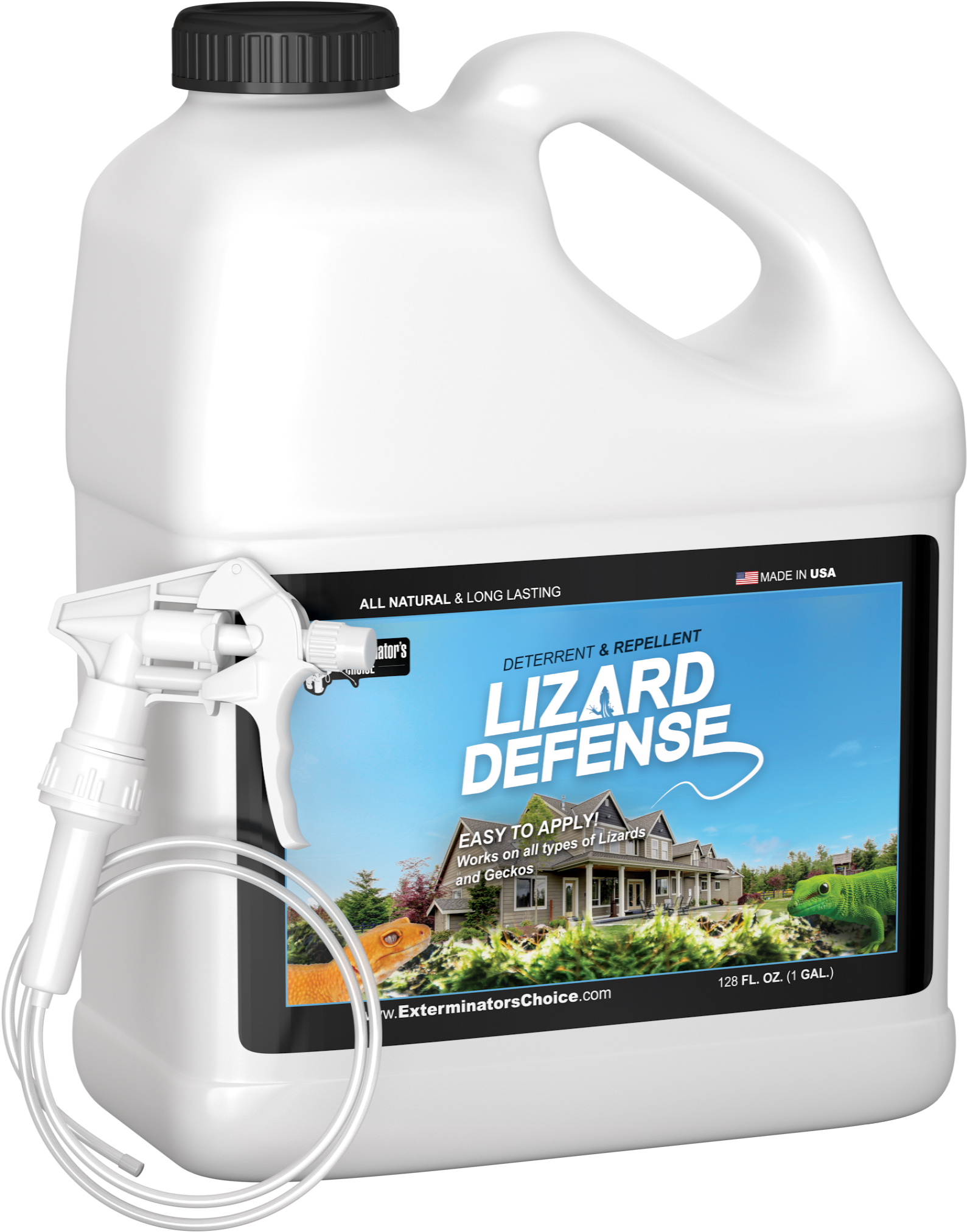 Lizard Defense All Natural Deterrent And Repellent - Spray For Mice Clipart (1800x2560), Png Download