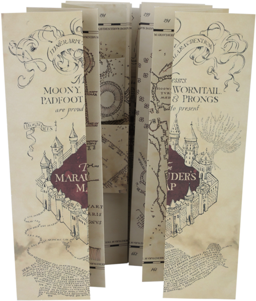 Marauders Map Clipart (528x600), Png Download