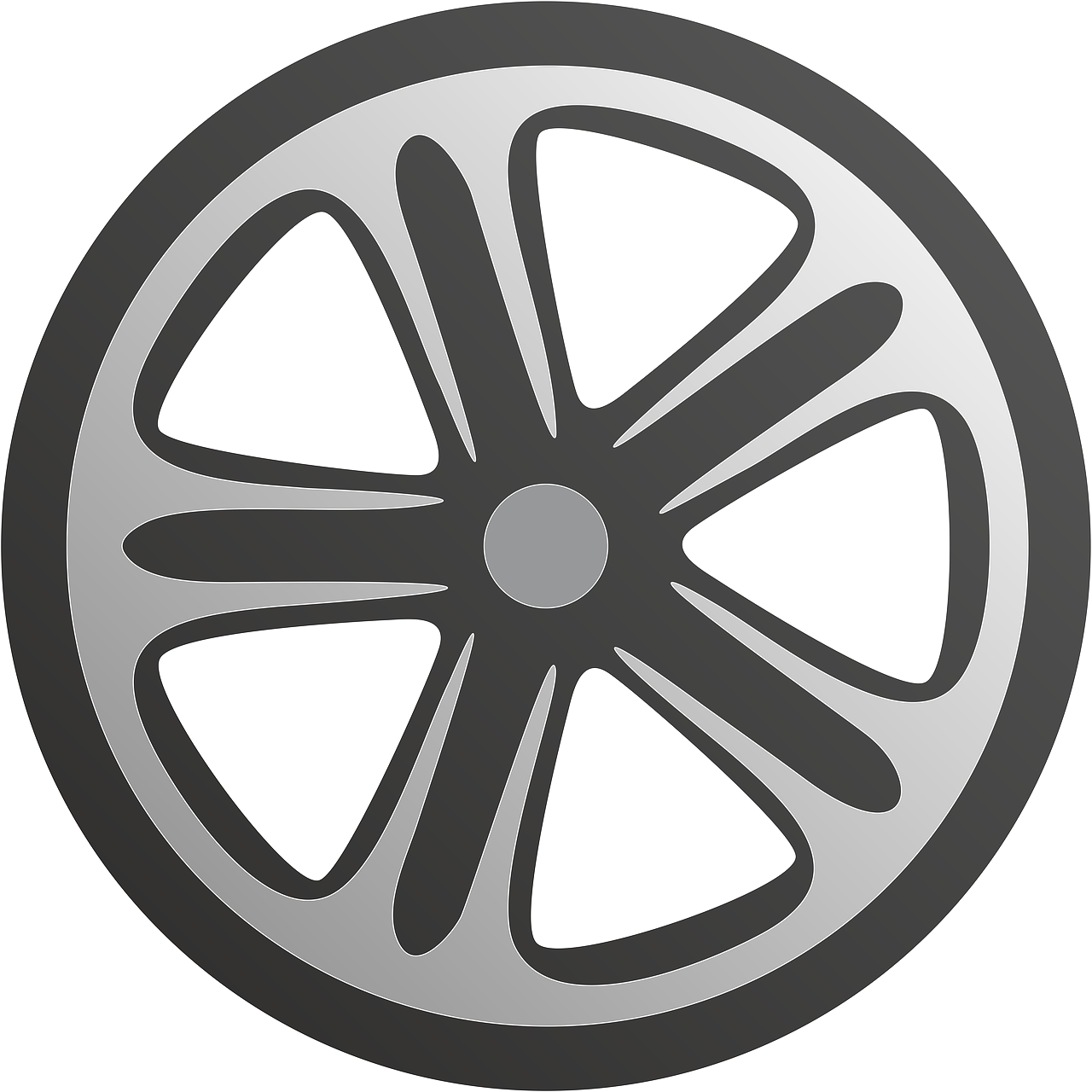 Wheel Vector Aluminium Disk Png Image - Tekerlek Png Clipart (1280x1280), Png Download