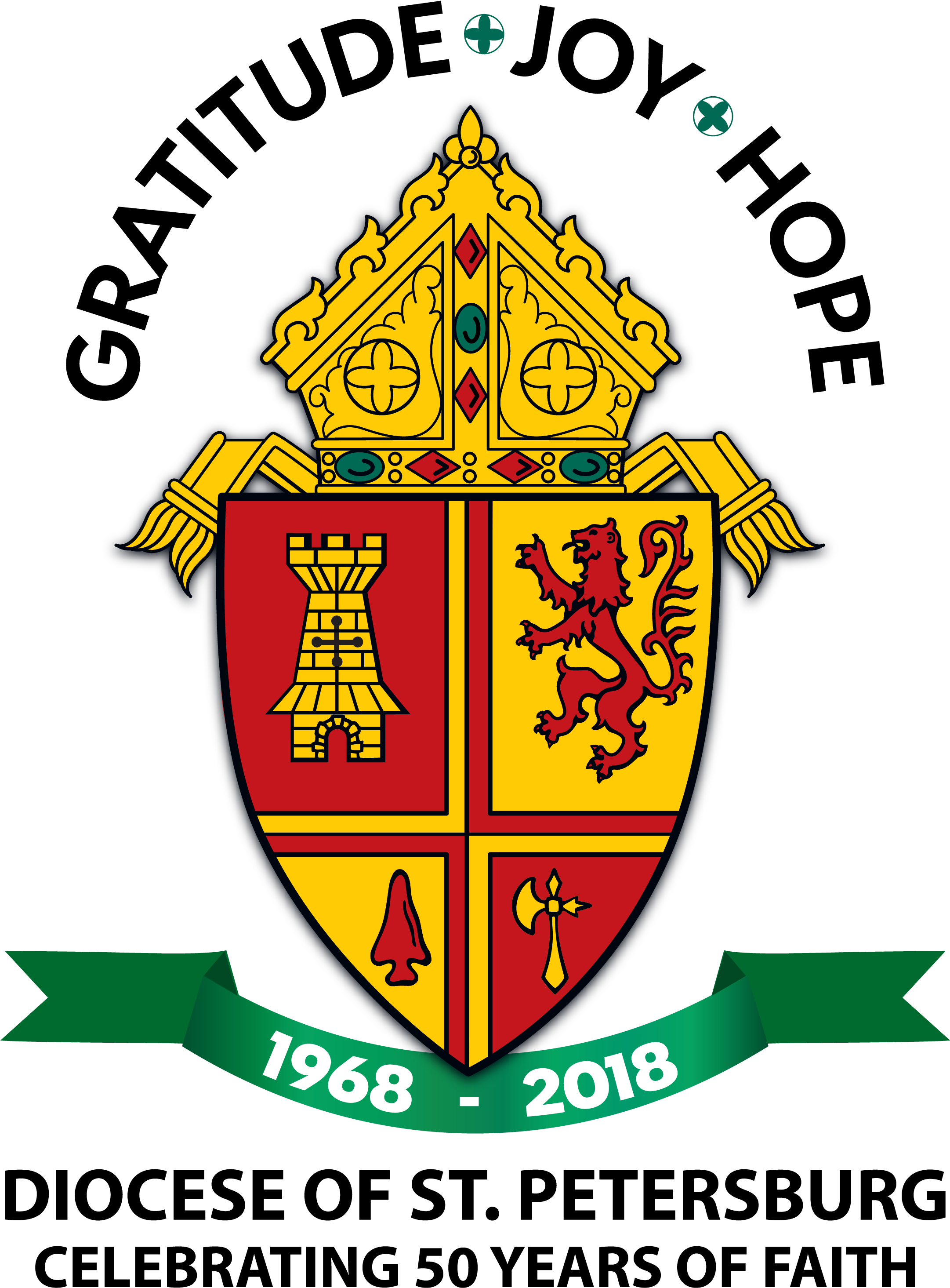 50th Anniversary Logo English 50th Anniversary Logo - Courageously Living The Gospel Clipart (2162x2930), Png Download