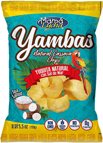 Yambas Yuca Natural Con Sal De Mar 24/3 - Mama Lycha Clipart (600x600), Png Download