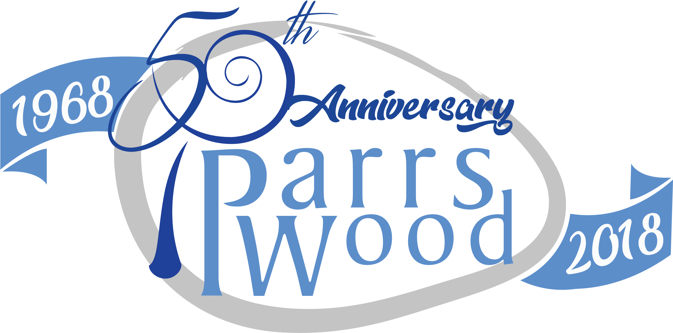 Pwhs 50th Anniversary - Parrs Wood High School Clipart (2635x1326), Png Download