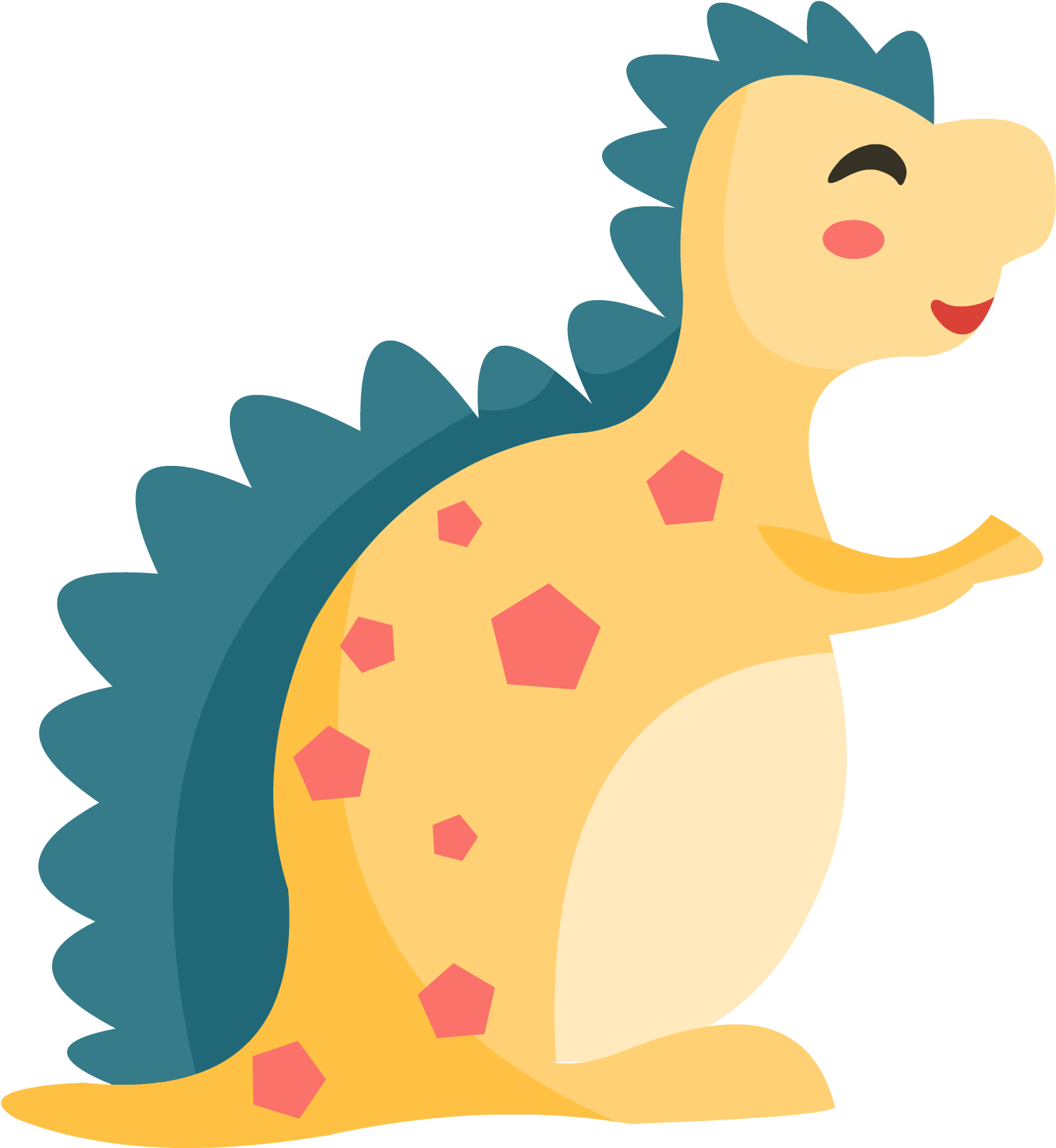 Animal Caricatura Dibujada A Mano Plana De Png E Imagen - Caricaturas De Animales Png Clipart (2000x2000), Png Download