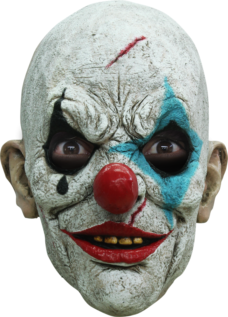 Froglord Maskeradmask Clown Tår - Horror Clown Maske Des Grauens Clipart (800x1109), Png Download