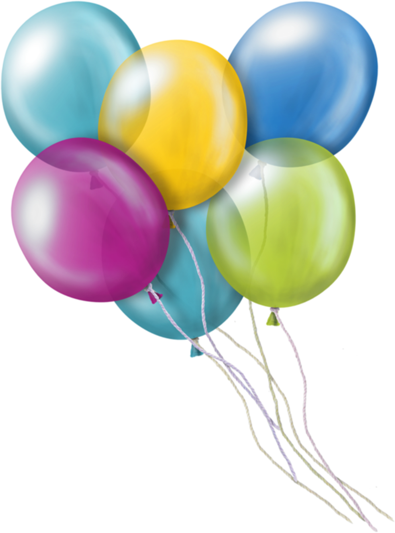 Ballon Baudruche Png - Birthday Balloons Blue Png Clipart (800x1073), Png Download