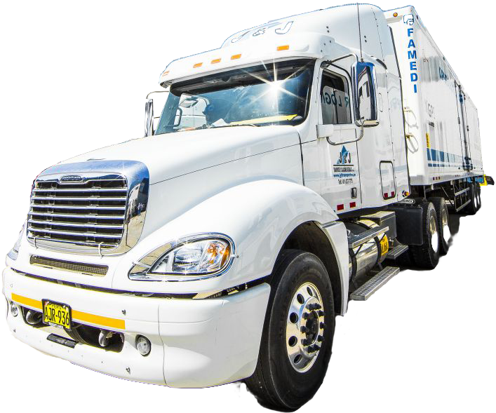 Somos Especialistas En El Transporte De - Trailer Truck Clipart (720x596), Png Download