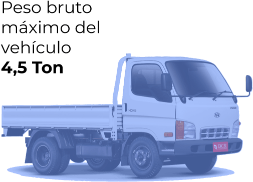 Capacidad De Carga Hd45 - Commercial Vehicle Clipart (689x467), Png Download