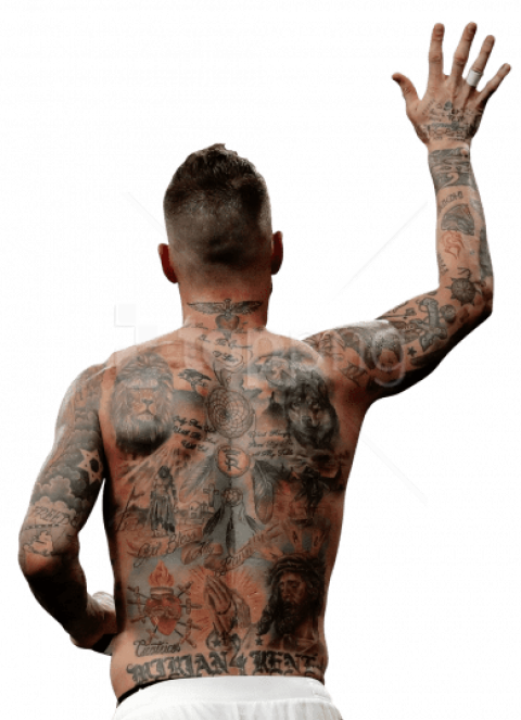 Download Sergio Ramos Png Images Background - Ramos Back Tattoo Clipart (480x663), Png Download