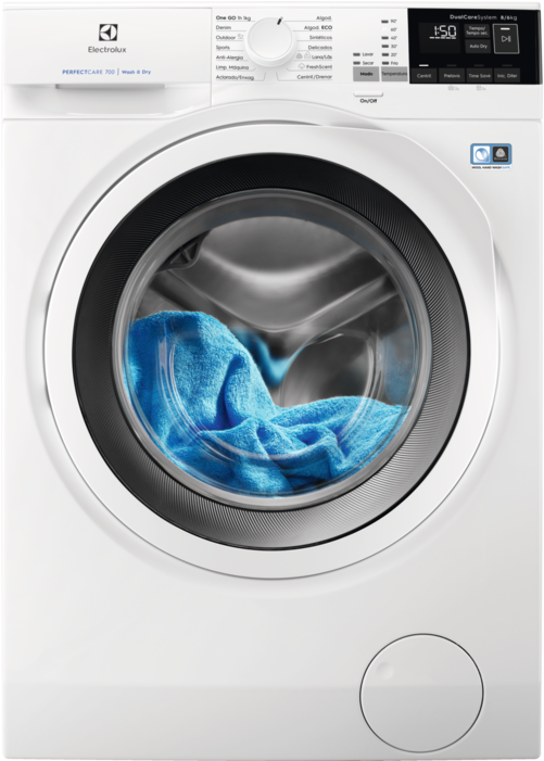 Electrolux Washer Dryer Lavadora Secadora Ew7w4862lb - Ew7f348w Clipart (700x700), Png Download