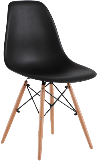 Silla Negra - Dsw Chair Grey Clipart (600x600), Png Download